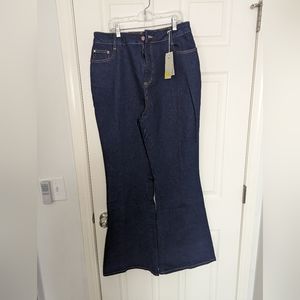 Boden dark wash flare jeans
